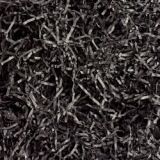 Black shredded paper