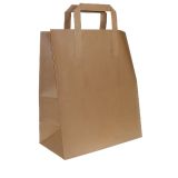 Small Flat Handle Paper Carrier Bags
