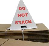 An image of a do not stack cone from Macfarlane Packaging. Explore our full range of do not stack cones and our other warehouse accessories.