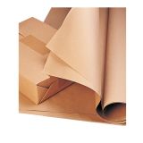 An image of kraft paper from Macfarlane Packaging. Our ribbed imitation kraft paper is a strong type of paper, formed from wood pulp, with the primary purpose to efficiently protect products in storage or transit.