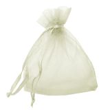Medium Milk White Organza Bags