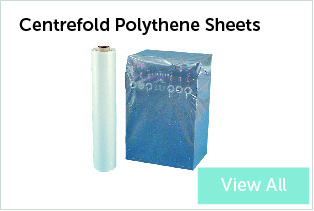 An image of a polythene product from Macfarlane Packaging. Macfarlane Packaging has a wide variety of polythene products available to help your business with it's packaging operation.